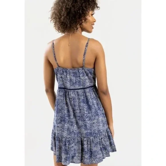 Blue Rain Miah Tribal Mini Dress Size Small - Picture 2 of 12